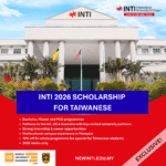 INTI 2026 SCHOLARSHIP FOR TAIWANESE